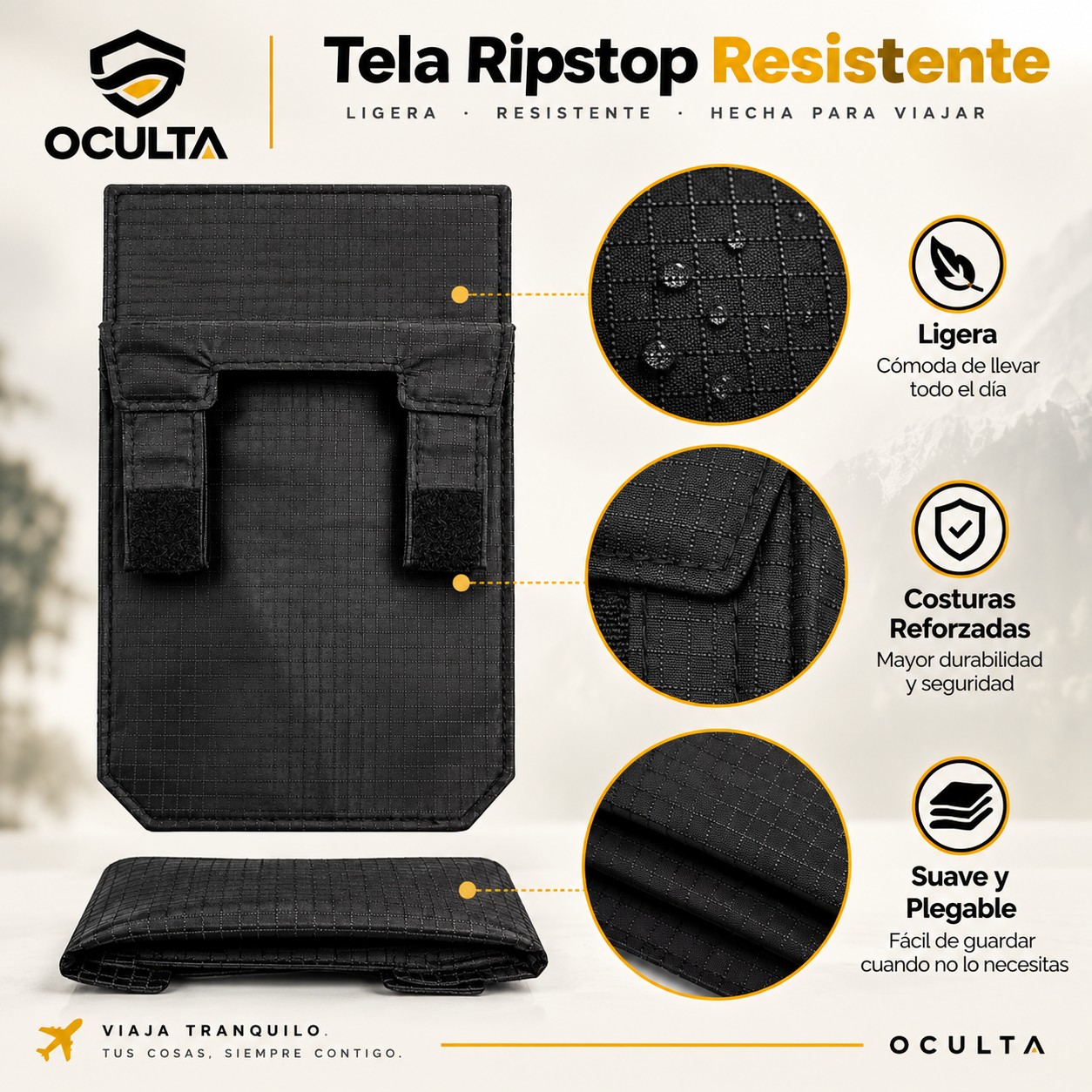 Bolsillo Antirrobo Oculta™